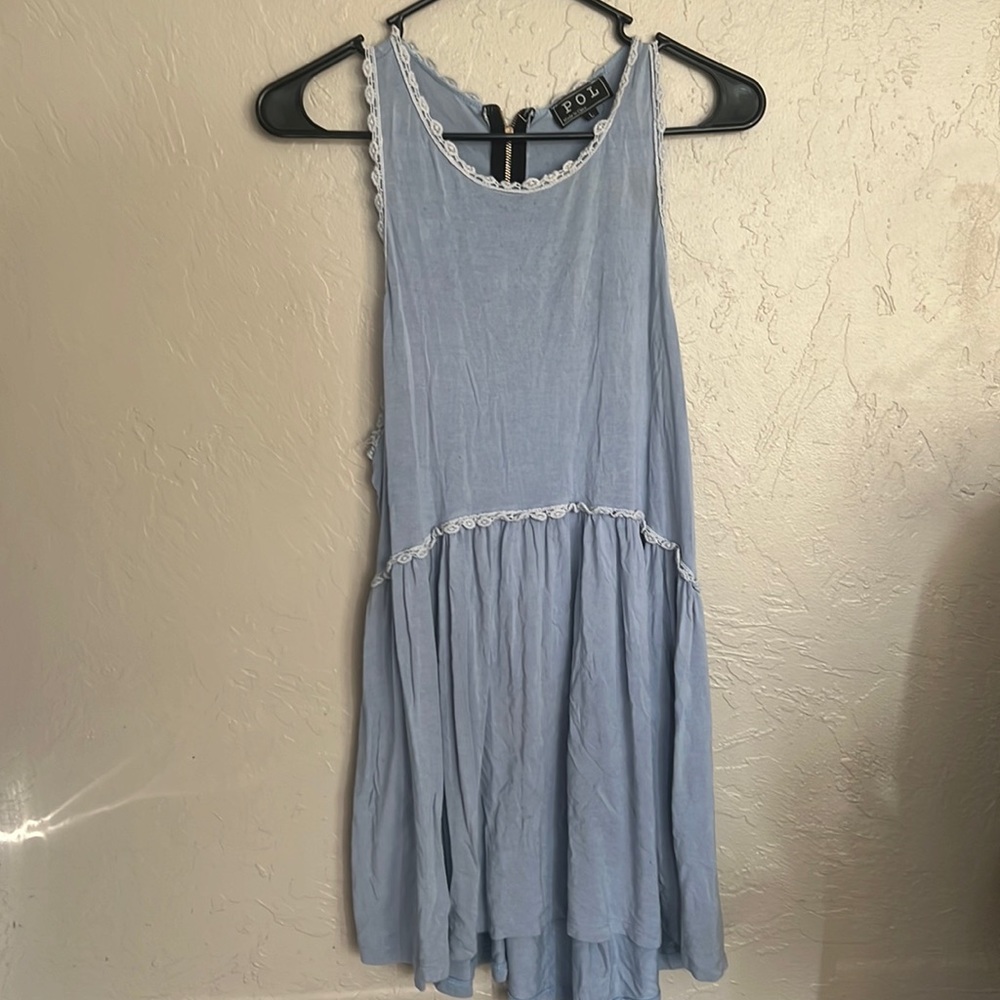 Light blue dressy tank size large